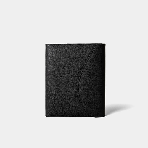 A5 Planner Binder, Black Pebble