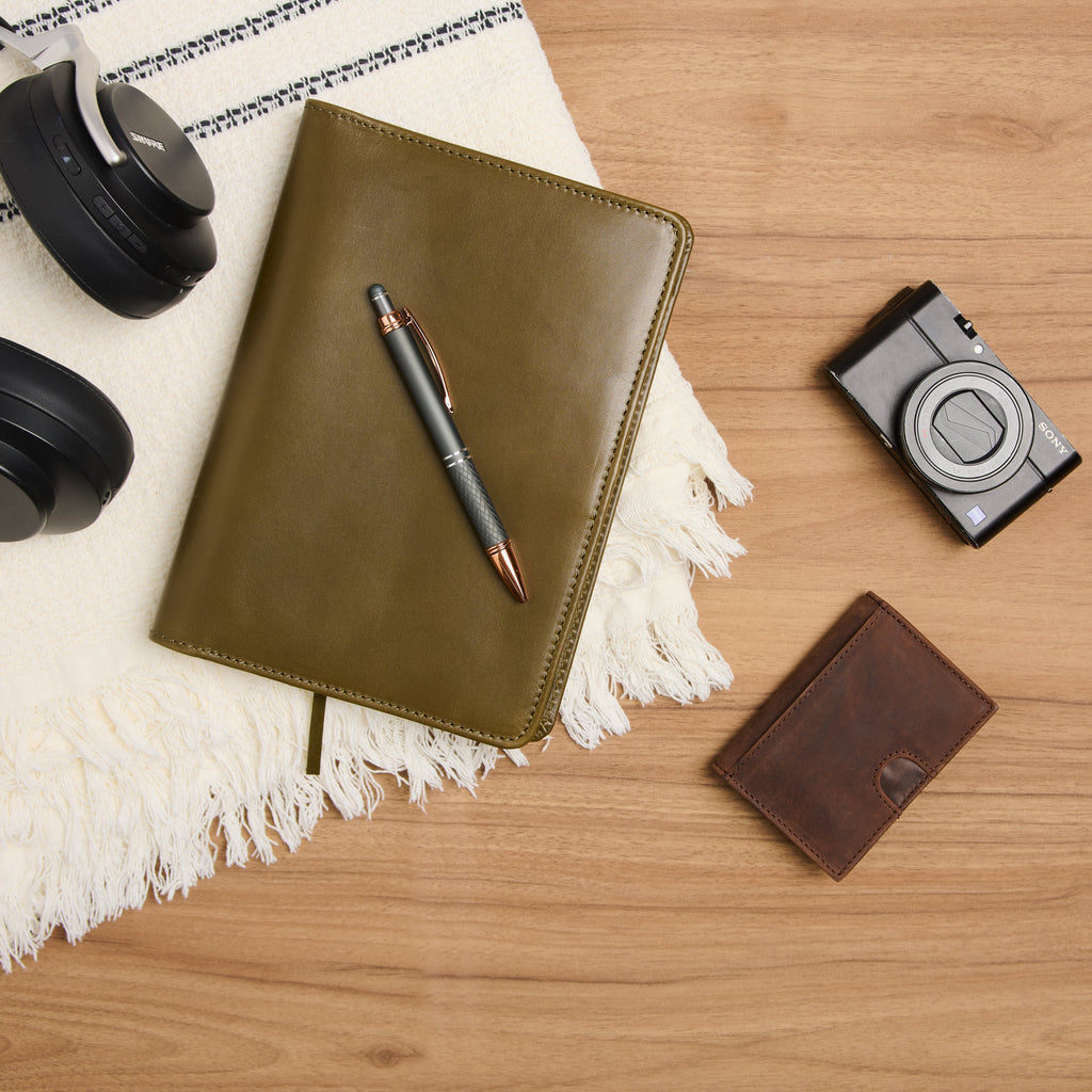 A5 Leather Journal Cover & Padfolio