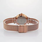 Alfred Sung Serenity Watch, Mother of Pearl Dial, Rose Gold Bracelet, view 3