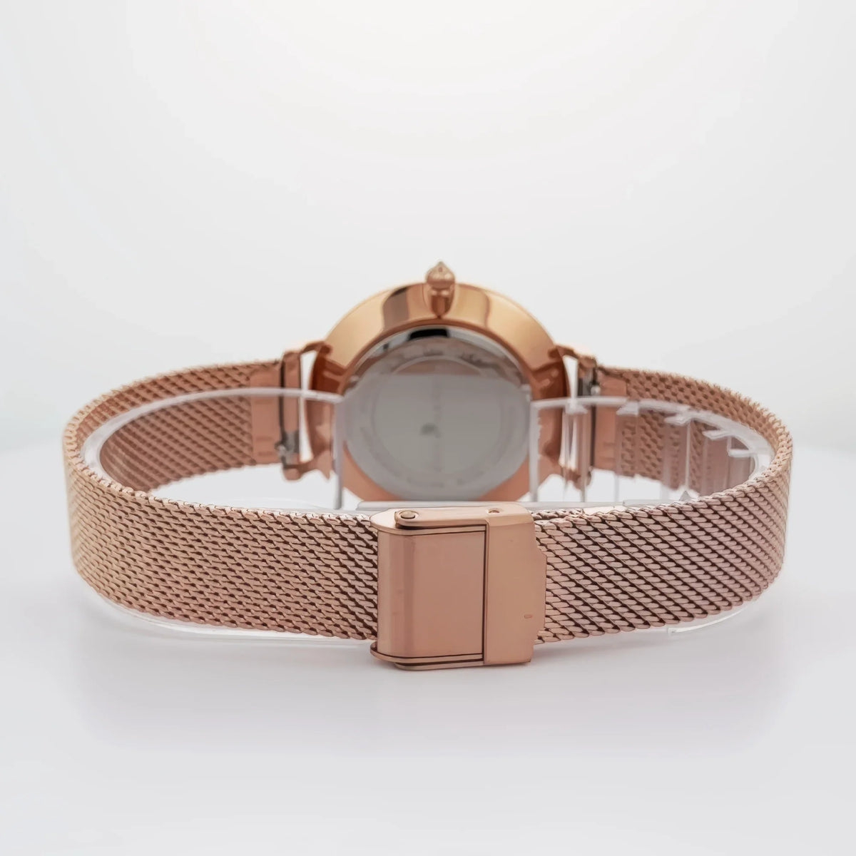 Alfred Sung Serenity Watch, Mother of Pearl Dial, Rose Gold Bracelet, view 3