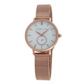 Alfred Sung Serenity Watch, Mother of Pearl Dial, Rose Gold Bracelet