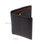 Slim Top-Grain Leather Bifold Wallet, RFID, view 5