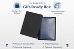 Leather Passport Holder, RFID, view 6