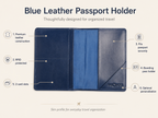 Leather Passport Holder, RFID, view 4