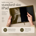 B5 Leather Journal Cover & Padfolio, view 4