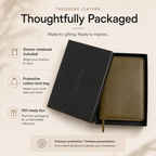 B5 Leather Journal Cover & Padfolio, view 6