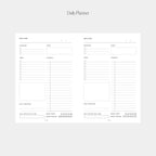 Undated Daily Planner Insert, view 2