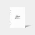 Undated Daily Planner Insert