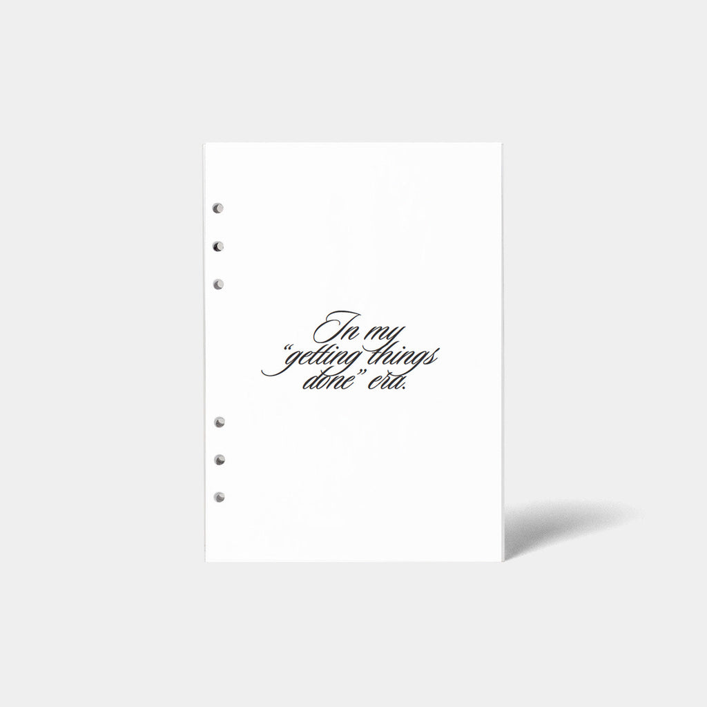 Get It Done Planner Insert