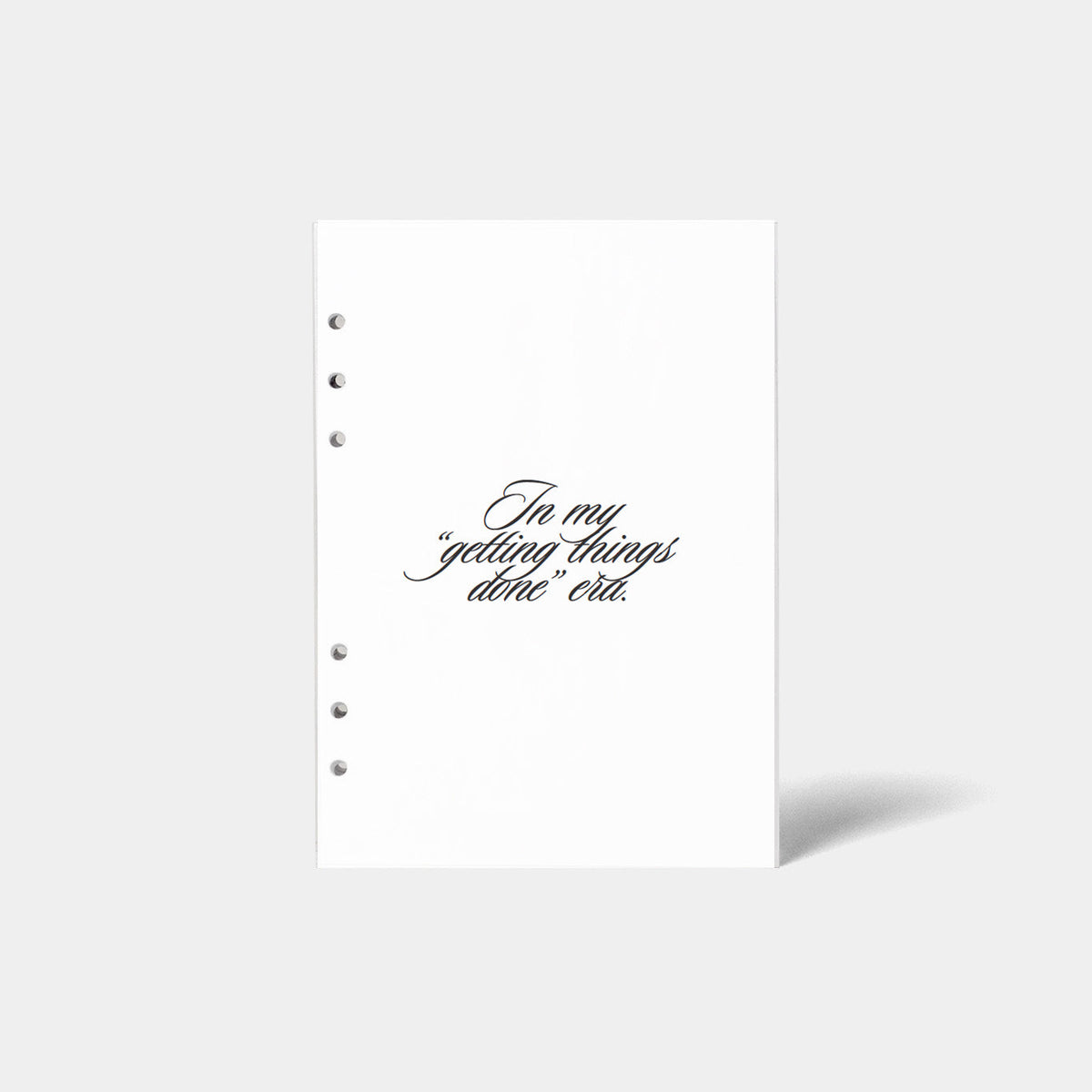 Get It Done Planner Insert