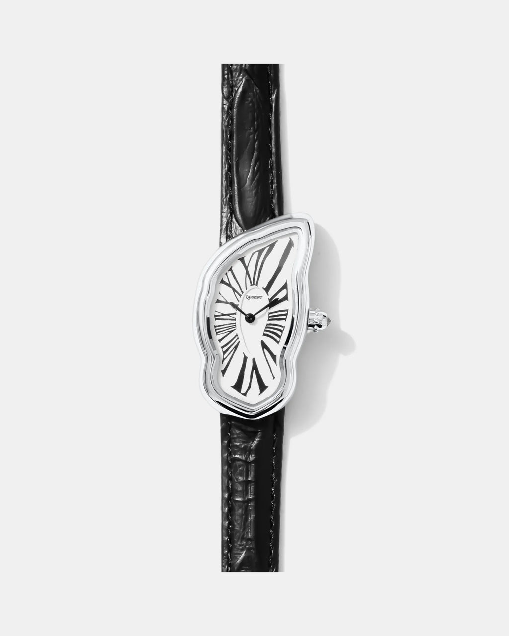 Melting Watch, Large Silver