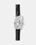 Melting Watch, Large Silver