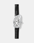 Melting Watch, Large Silver