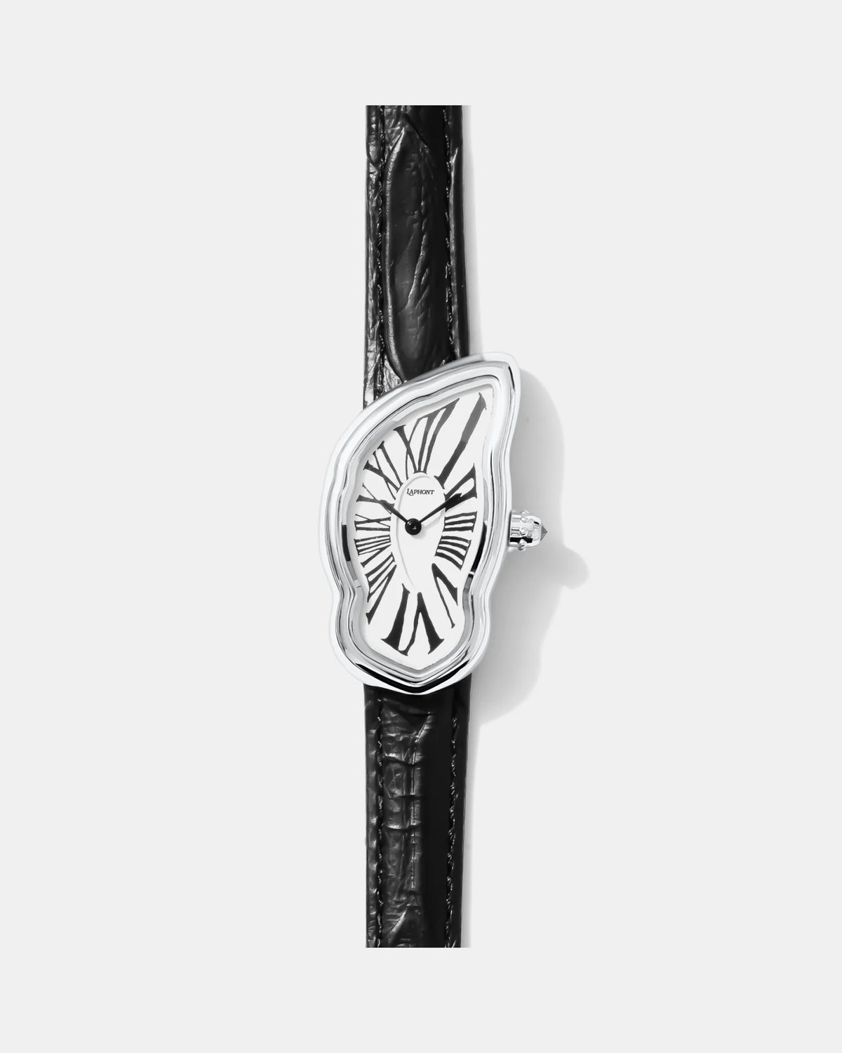 Melting Watch, Large Silver