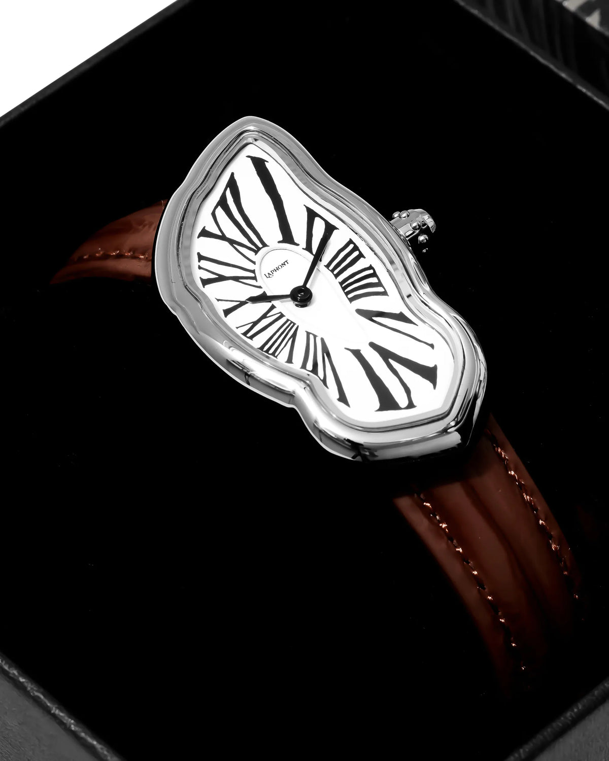 Melting Watch, Large Silver, view 3