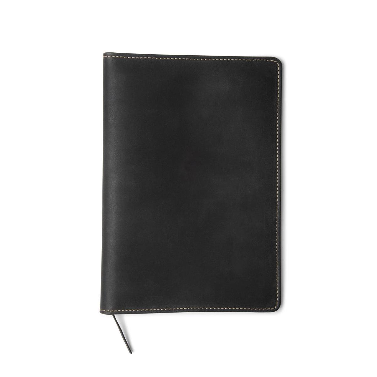 B5 Leather Journal Cover & Padfolio, Vintage Black