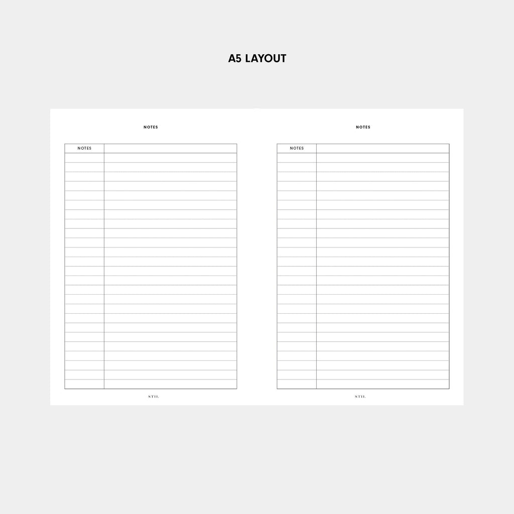 Notes Insert, view 2