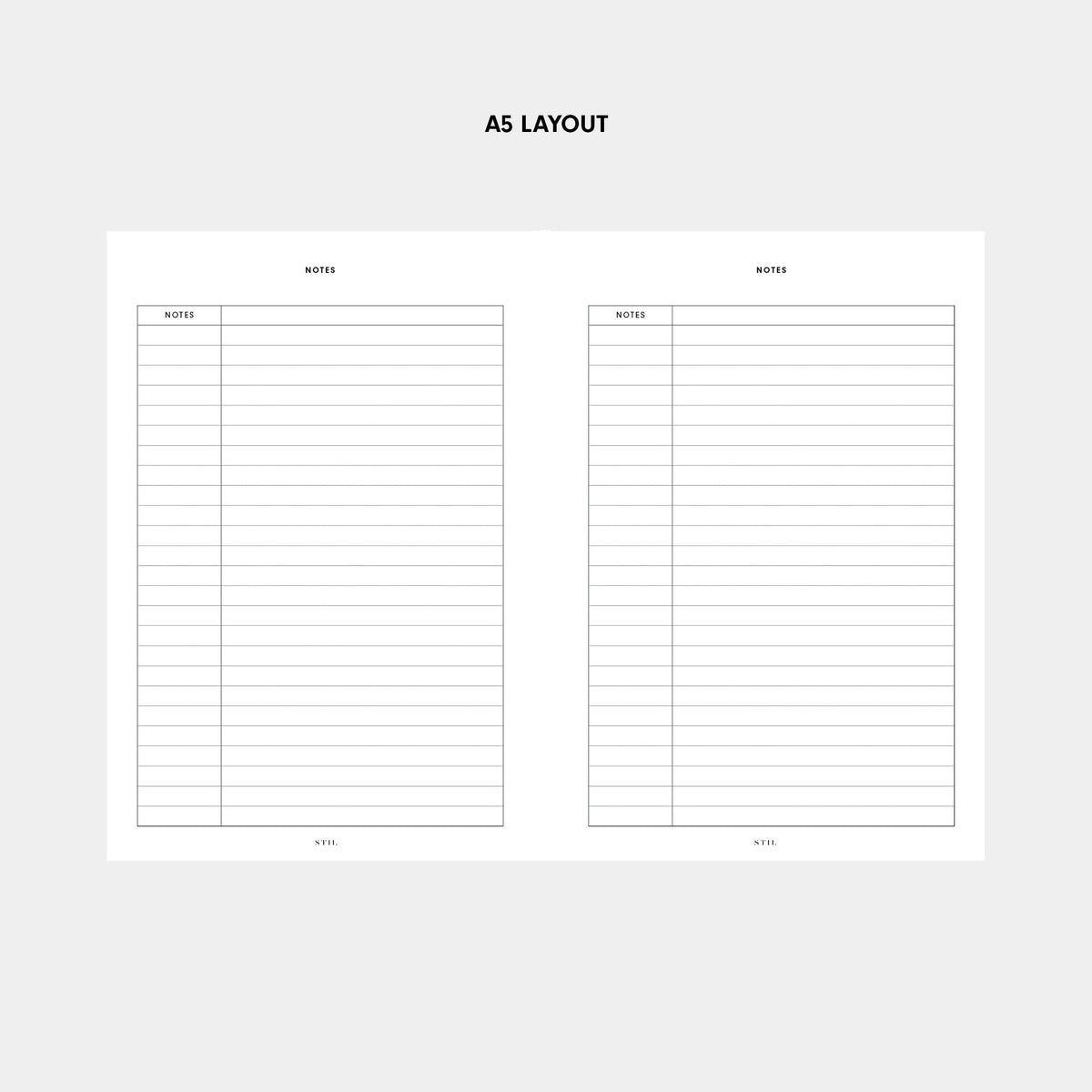 Notes Insert, view 2