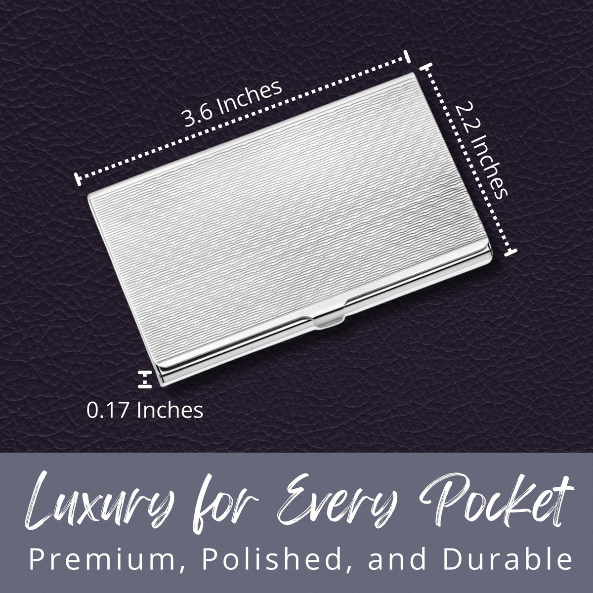 Sterling Silver Business Card Holder, Hand-Engraved (Made in Italy) - view 7