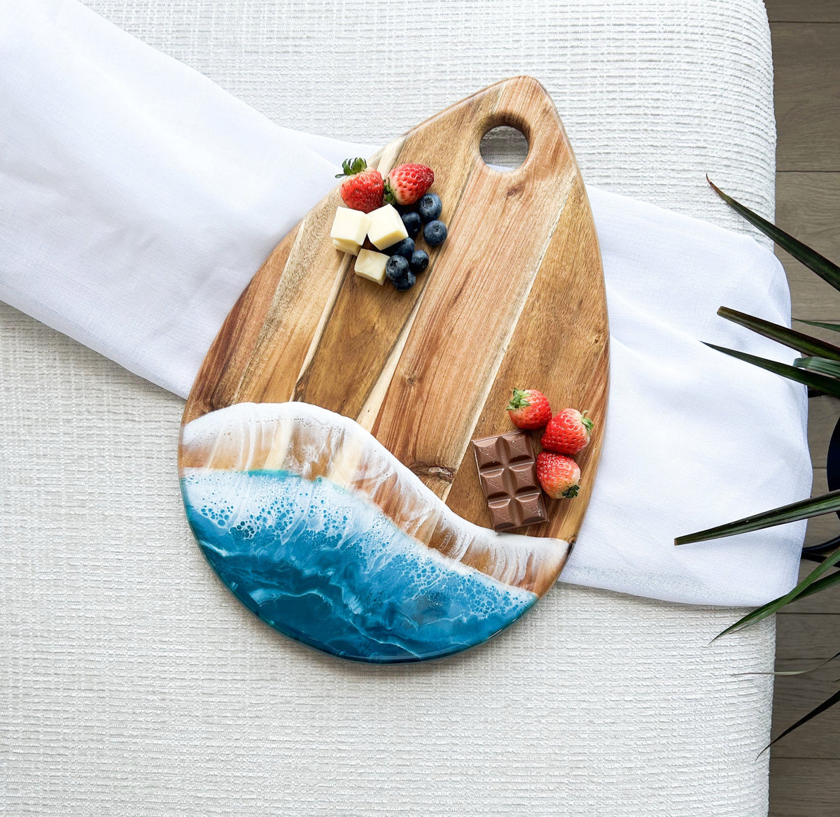 Rain Drop Charcuterie Board, view 5